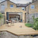 diy your own decking - do it with cans - after