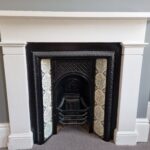 victorian fireplace after