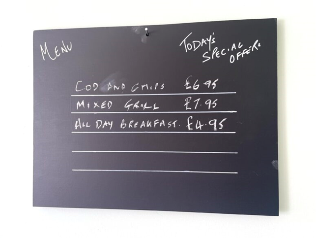 chalkboard DIY