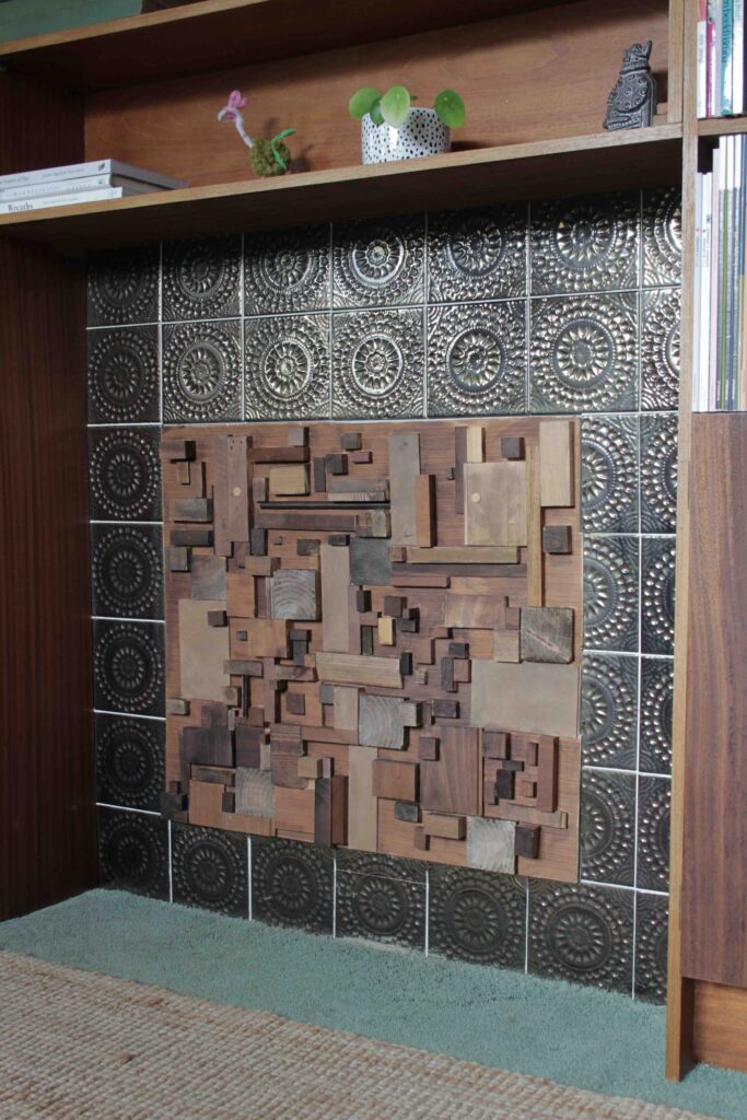 decorative wood panel do it with cans